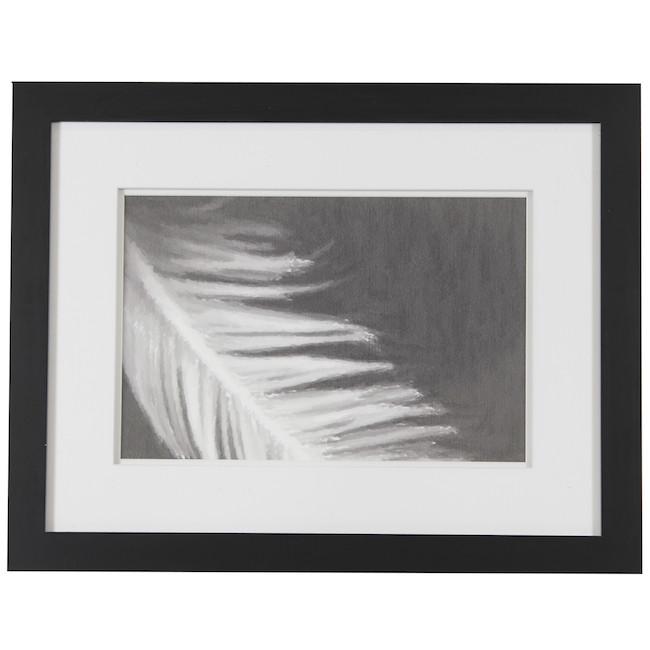 0811 (A+D) White Feather (27" x 21")