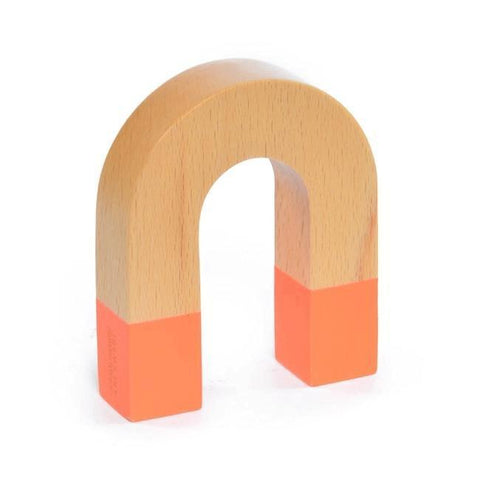 Wood Light Orange Toy Magnet (A+D)