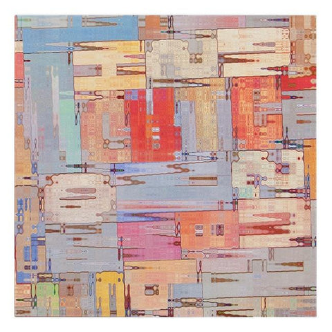 0155 (A+D) Orange Alphabet (12" x 12")