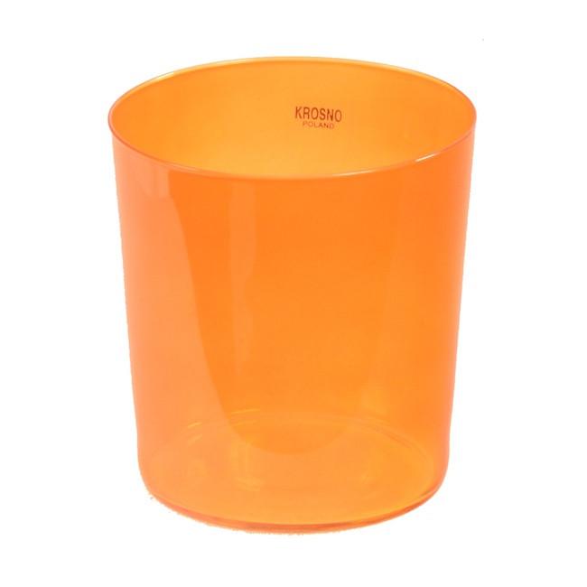 Orange Glass Cup Krosno (A+D)