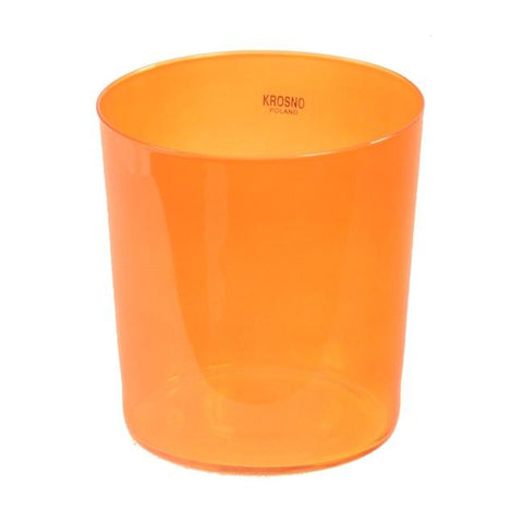 Orange Glass Cup Krosno (A+D)