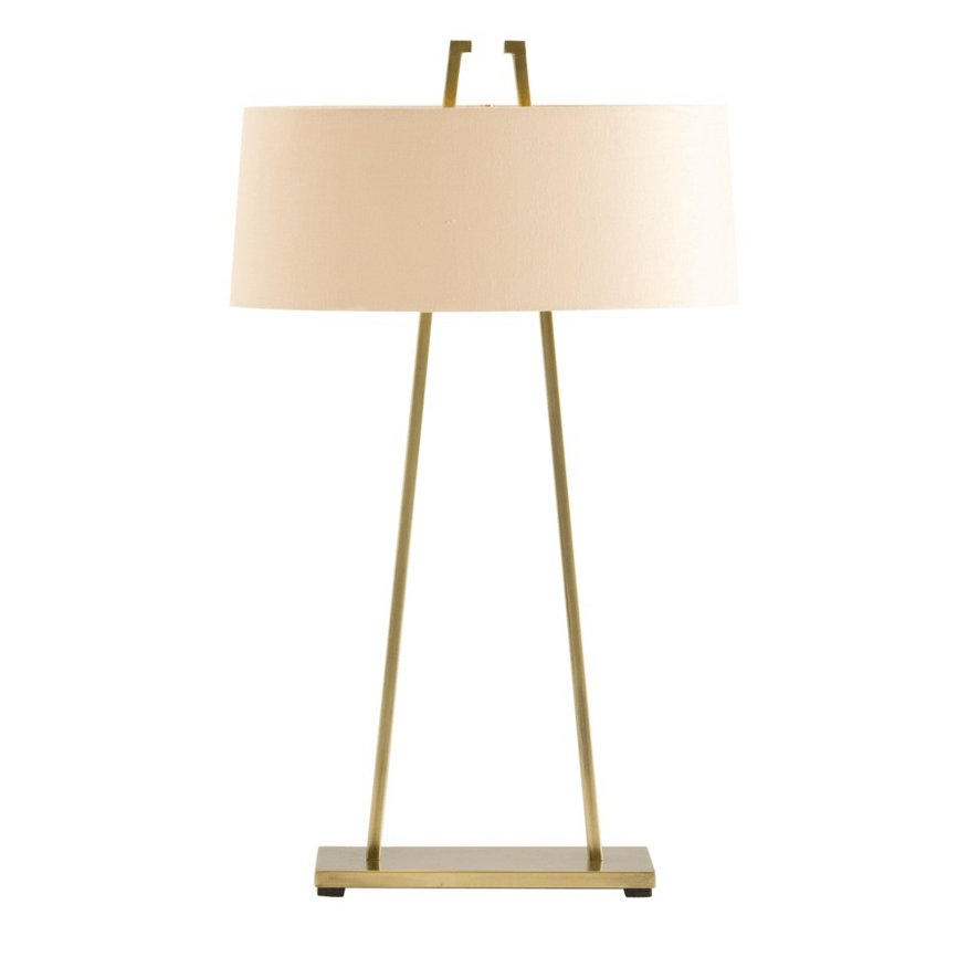 Two Prong Table Lamp - Brass