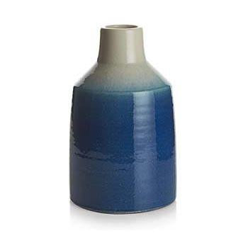 Blue Ceramic Fernley Vase (A+D)