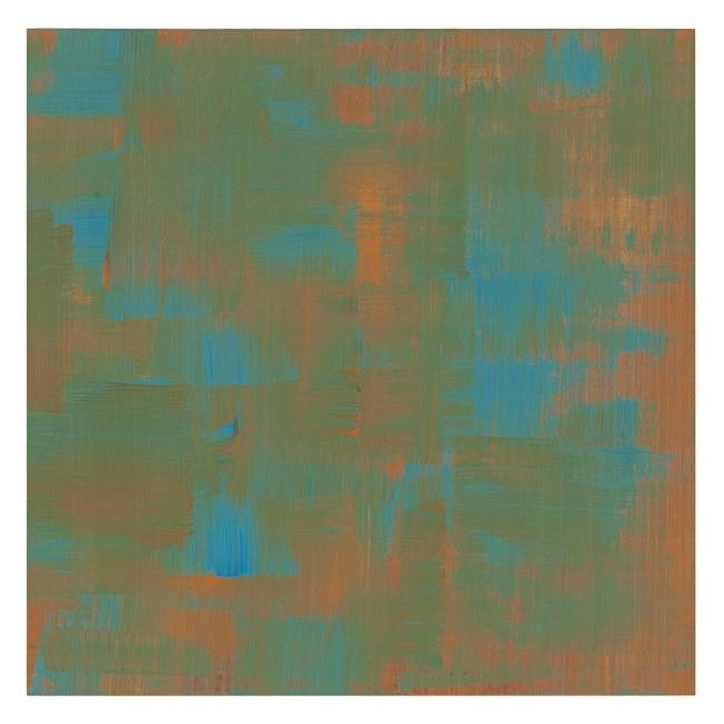 0425 (A+D) Acrylic Blue Orange (18" x 18")
