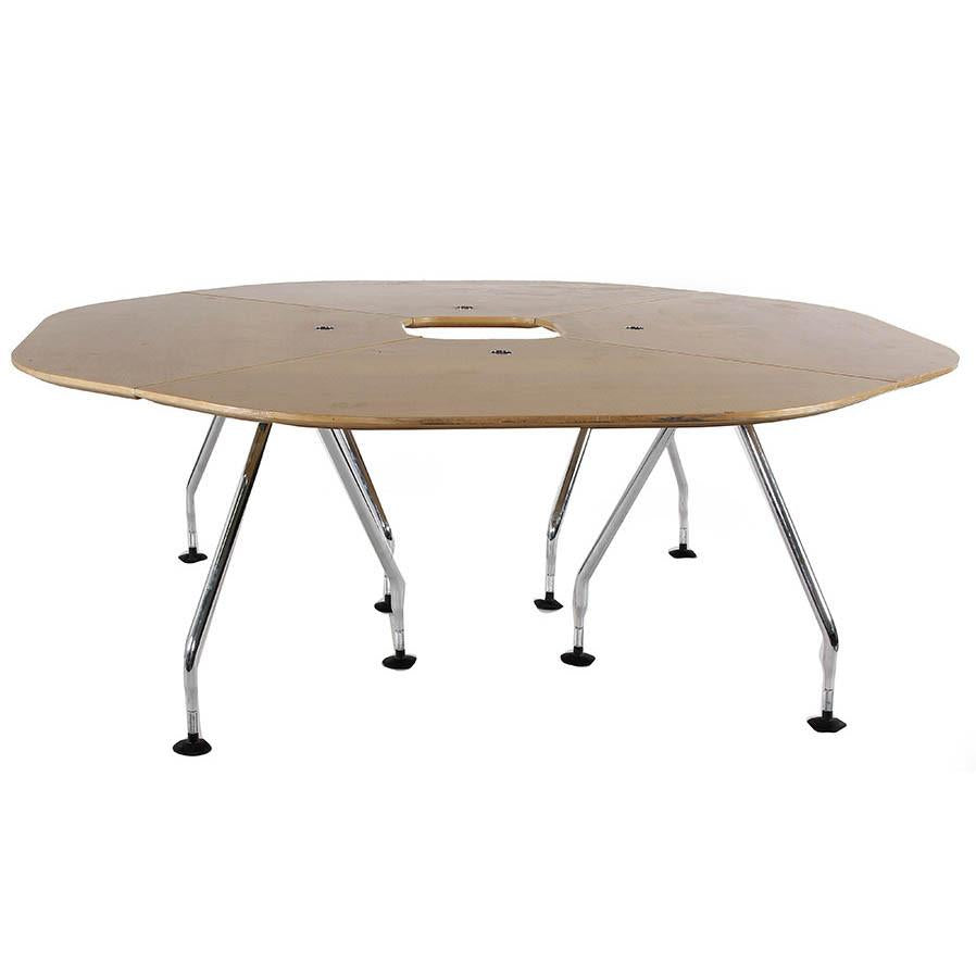 Round 360 Wood Conference Table