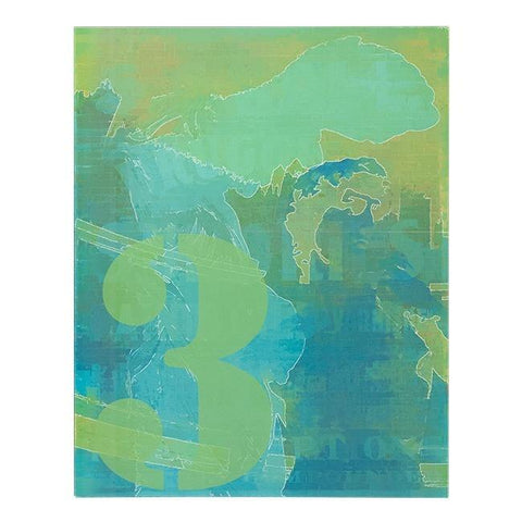 0320 (A+D) Green Three (16" x 20")