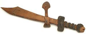 Carved Wood Sword