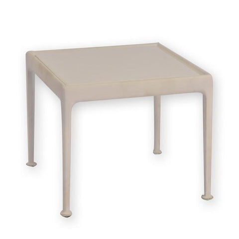 Schultz Metal Side Table - White