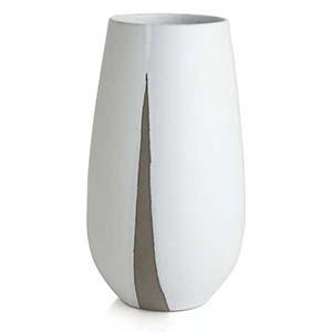 White Ceramic Vase Litton Short (A+D)