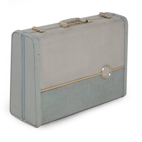 Retro Powder Blue Suitcase