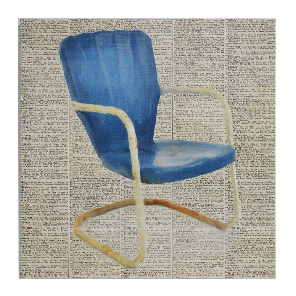 0792 (A+D) Lawn Chair Blue (16" x 16")