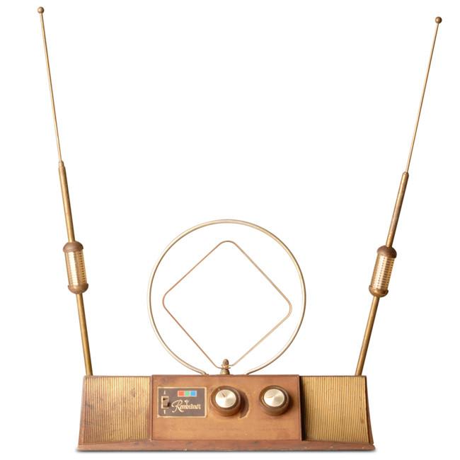 Bronze and Brass Turn Dial Antenna