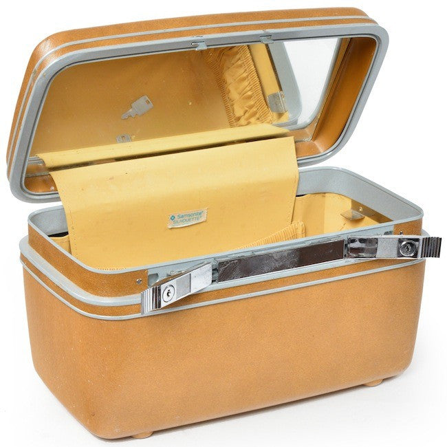 Travel Cosmetic Luggage - Samsonite - Mustard Yellow