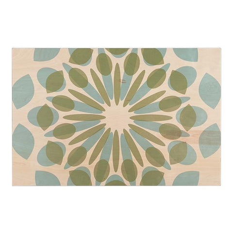 0340 (A+D) Cauliflower Blue Green (36" x 24")