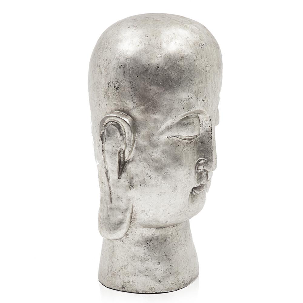Silver Buddha Head