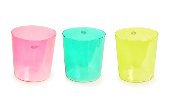 Pink Glass Cup Krosno (A+D)