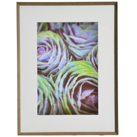 0767 (A+D) Flower Market Eggplant (19" x 25")