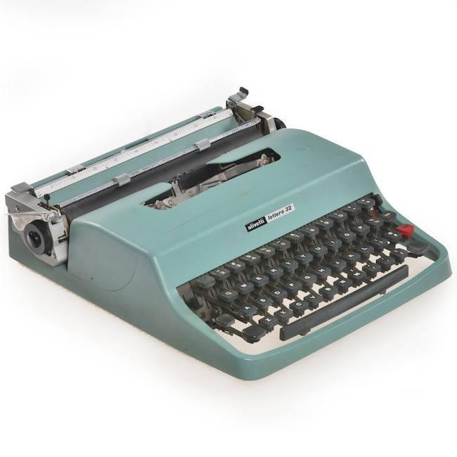 Olivetti - Lettera 32 Typewriter Seafoam Green