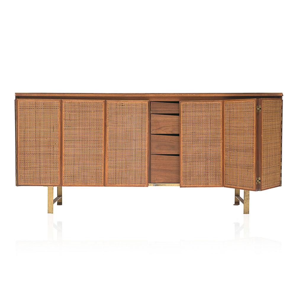 Cane and Wood Paul McCobb Credenza