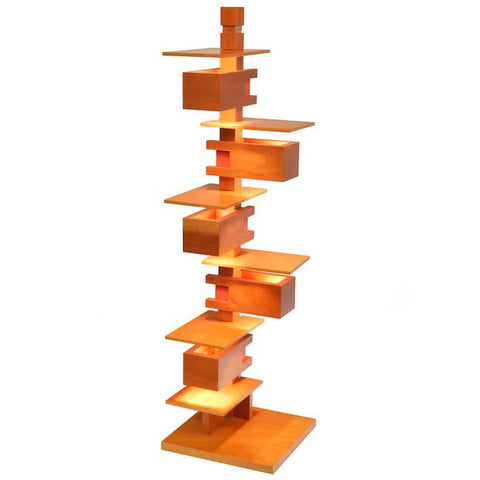 FLW - Wood Stacked Taliesin Table Lamp