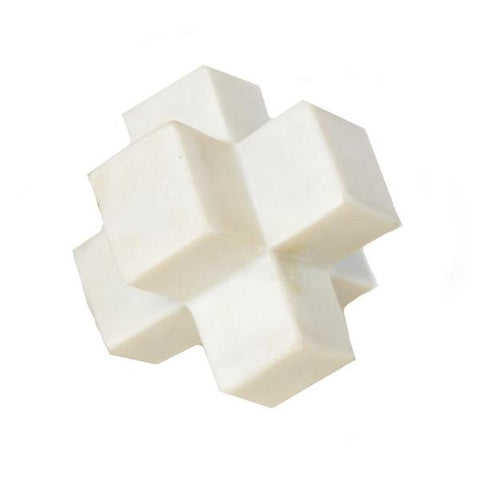 White Geometric Cubed X (A+D)