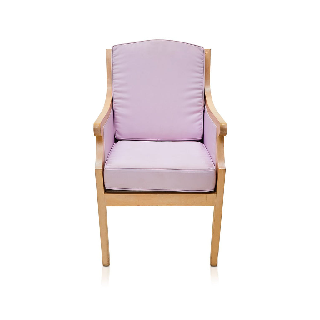 Pink Wheelbarrow Wood Armchair