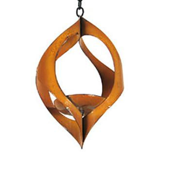 Gold Abstract Cut Out Hanging Pendant