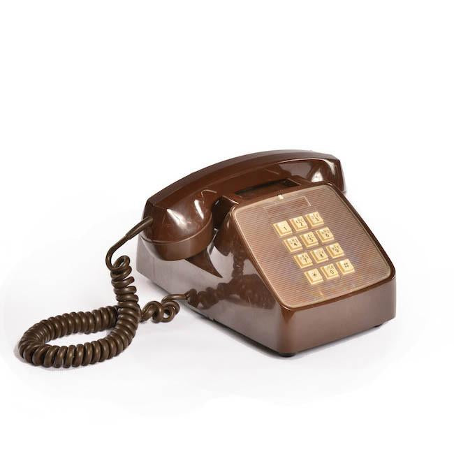 Brown Telephone - Touchtone