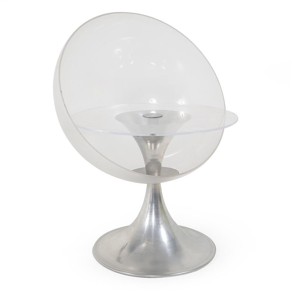 Lucite Bubble Table