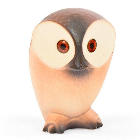 Peach Ceramic Owl (A+D)