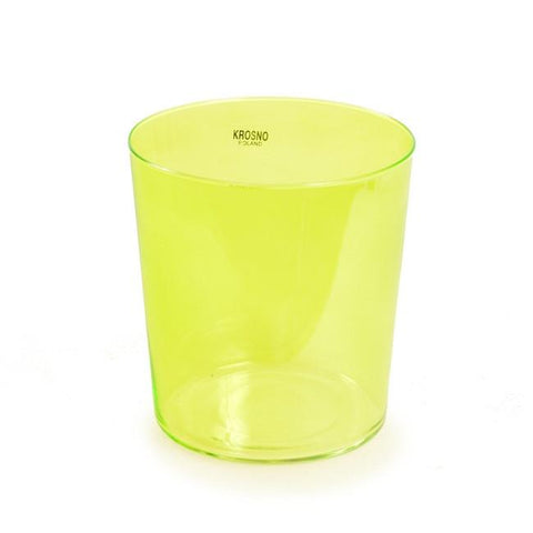 Yellow Glass Cup Krosno (A+D)