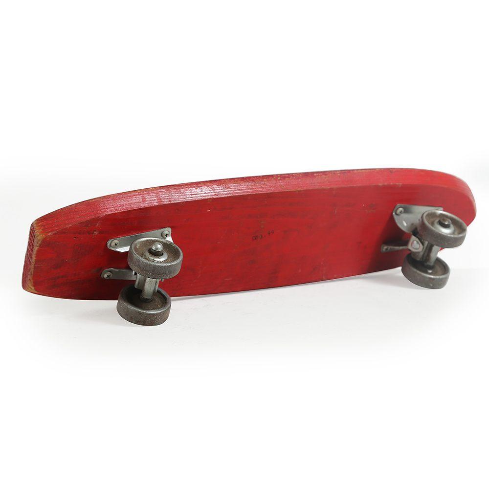 Red Mini Wood Skateboard