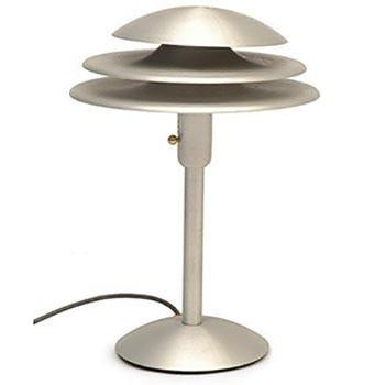 Silver Machine Age Desk Lamp