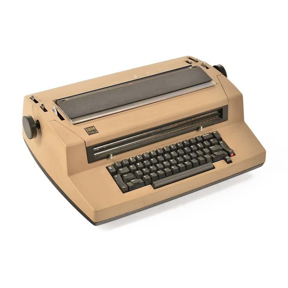 Brown IBM Typewriter