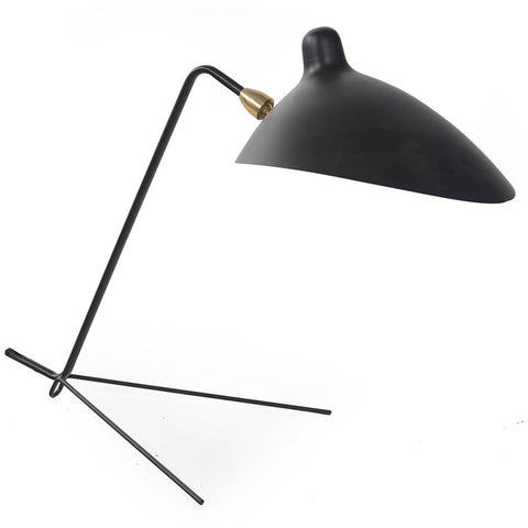 V Base Table Lamp - Black