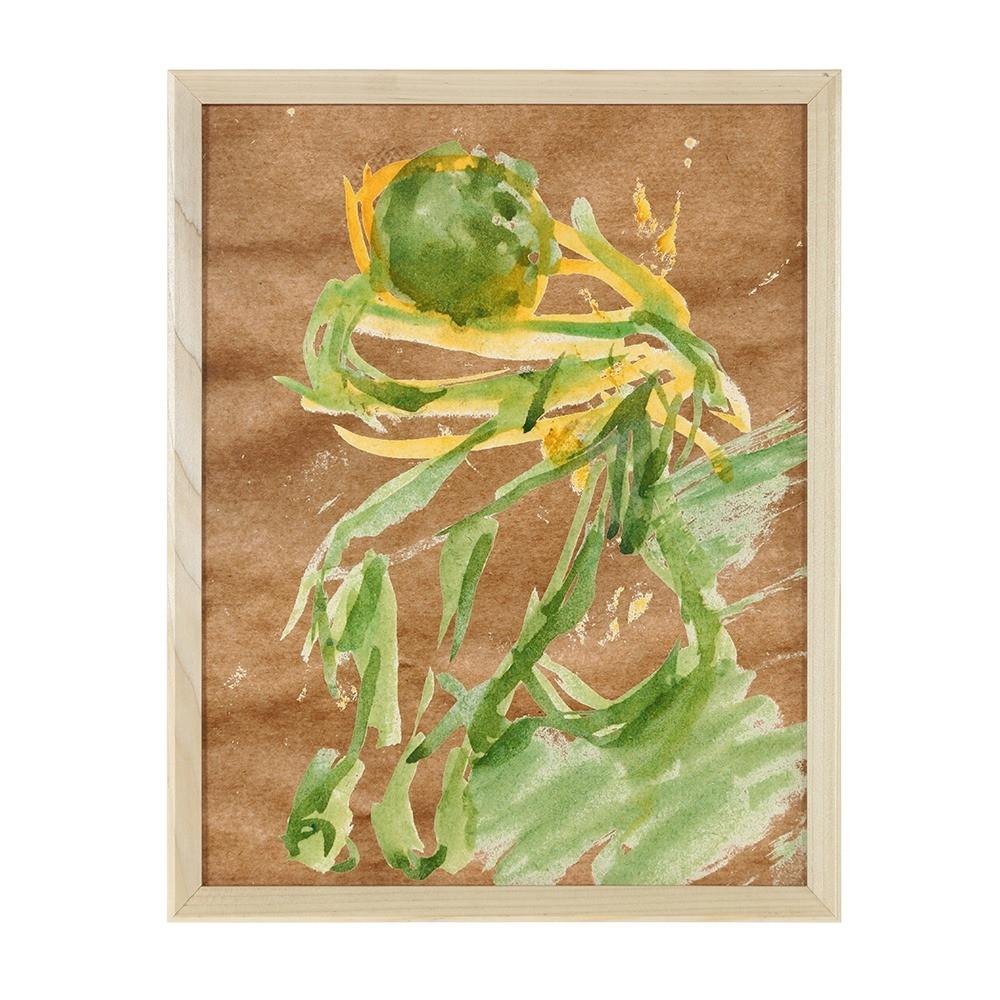 0819 (A+D) Ballerina Green Yellow (12" x 15")
