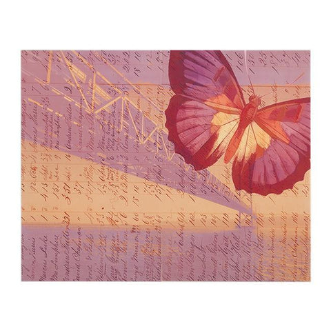 0321 (A+D) Pink Butterfly Bridge (20" x 16")