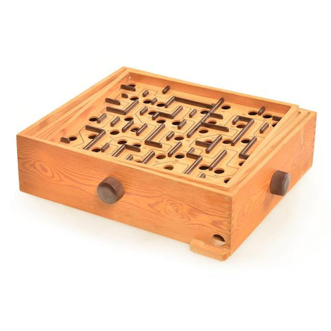 Wood Labyrinth Game