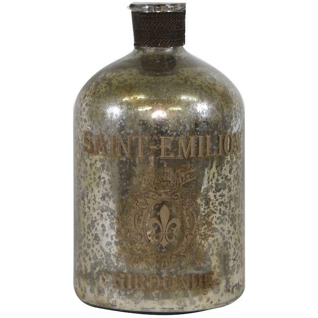 Silver Glass St. Emilion Bottle - Large