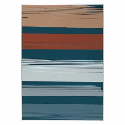 0359 (A+D) Stripes on Blue (28" x 40")