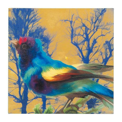 0304 (A+D) Blue Bird Blue Trees (6" x 6")