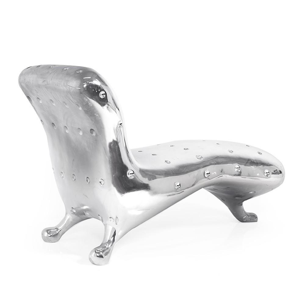Silver Futuristic Chaise