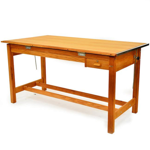 Wood Huge Adjustable Drafting Table