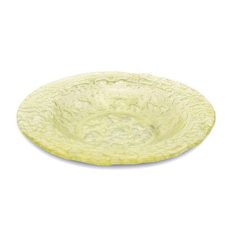 Yellow Glass Plate