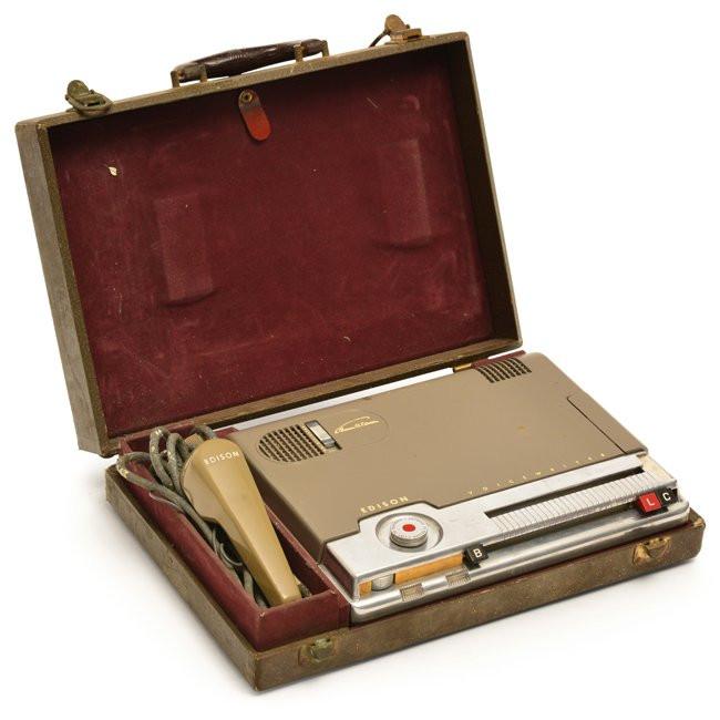 Edison Voice Recorder in Carry Case