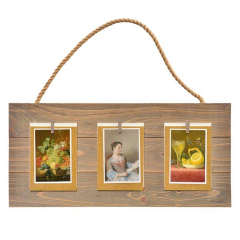 0657 (A+D) Wood Rope Pin Board