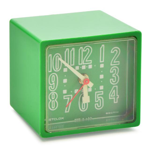Westclox - Green Cube Clock