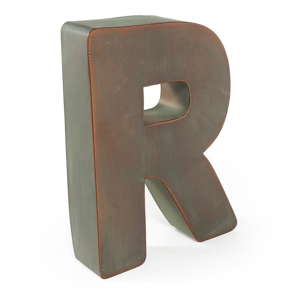 Copper Metal Letter R (A+D)