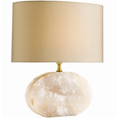 Marble Oval Table Lamp