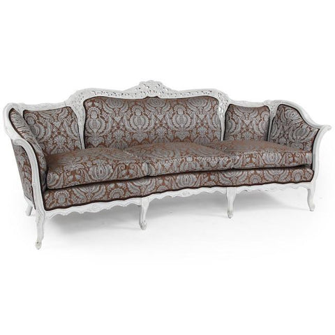 Victorian Sofa - Grey Brown